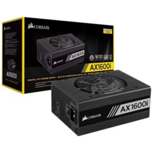 Fonte Corsair AX1600i, 1600W, 80 Plus Titanium, Modular, PFC Ativo, CP-9020087-WW