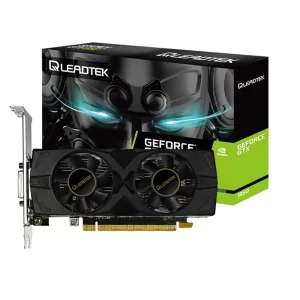 026 - Placa de Vídeo Leadtek, GeForce, GTX 1650 LP, OC, Dual, 4GB, GDDR6, 128Bit, LT GTX 1650 D6 LP