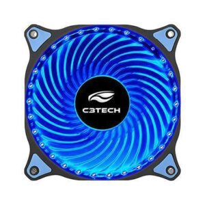 051 - COOLER FAN PARA GABINETE 120x120x25 30 LEDS AZUL F7-L130BL C3 TECH
