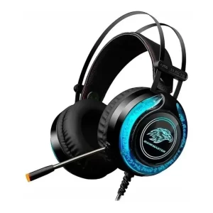 146-HEADSET GAMER STEREO C/MICROFONE PRETO RGB AR-S9 K-MEX