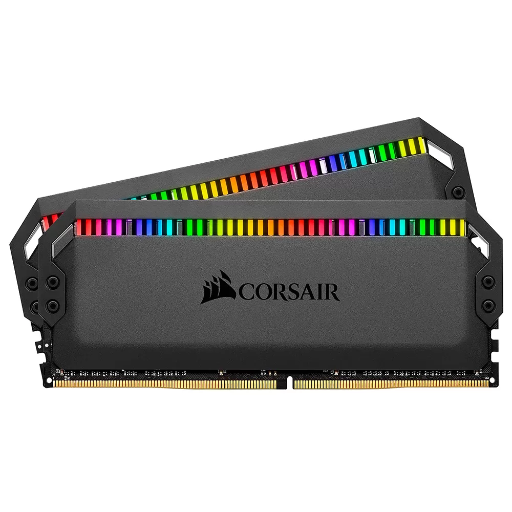 122 - Memória RAM Corsair Dominator Platinum DDR4 32GB (2x16GB) 3200MHz RGB - CMT32GX4M2E3200C16 - Imagem 3