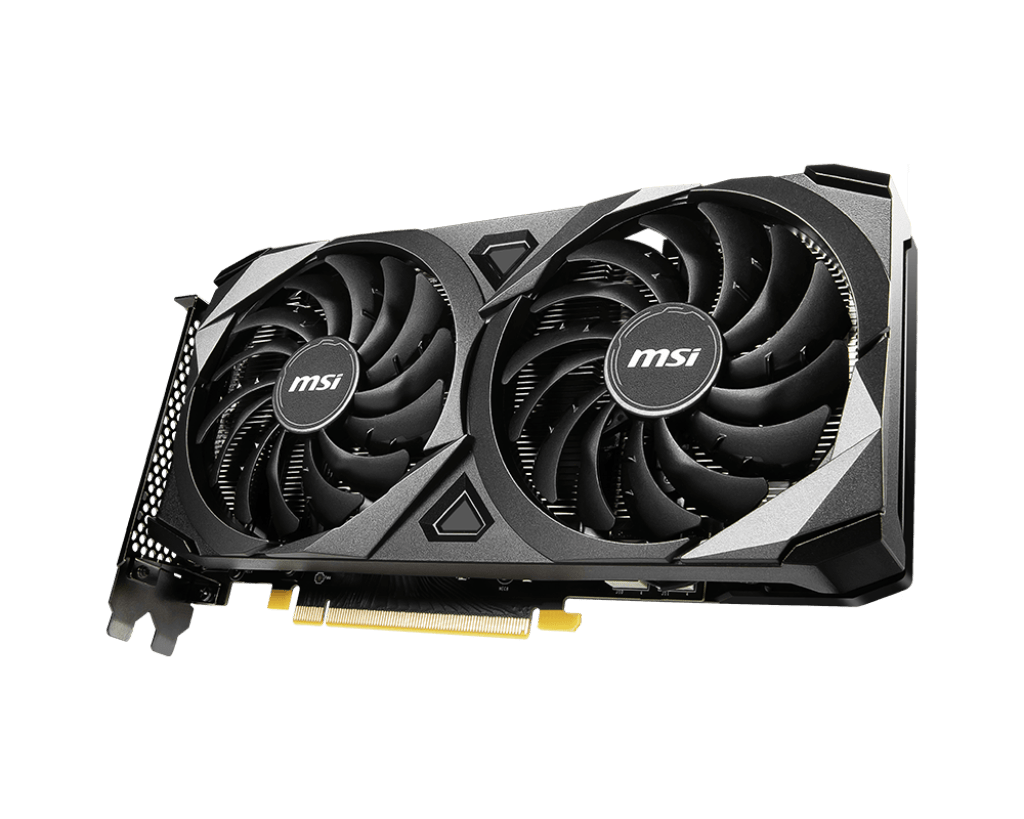 063 - Placa de Vídeo RTX 3060 Ventus 2X MSI NVIDIA GeForce - 8GB GDDR6 - DLSS - Ray Tracing - Imagem 2