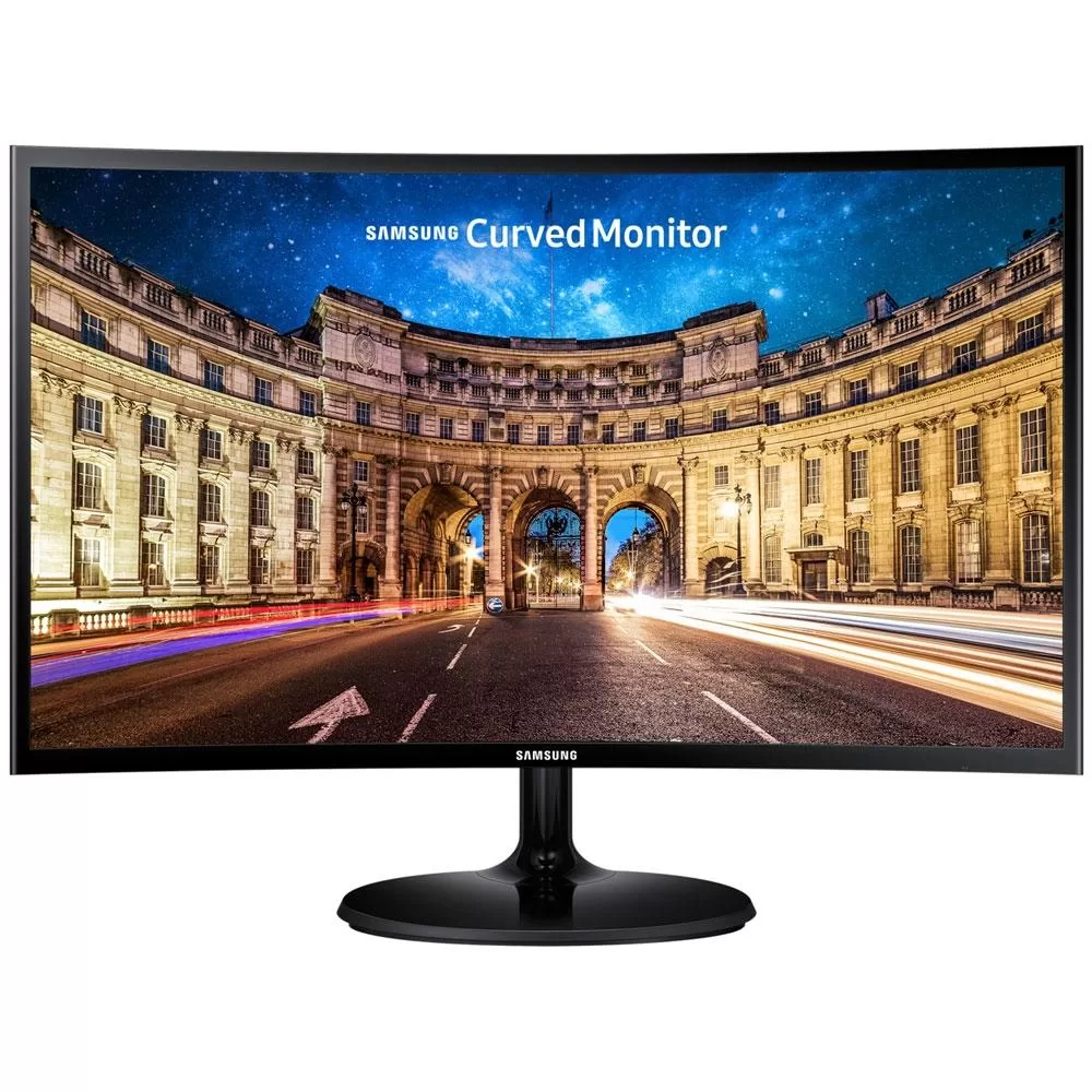 207 - MONITOR SAMSUNG C24F390, 23.5, VA, CURVO, FHD, 4MS, 60HZ, FREESYNC, HDMI/VGA, LC24F390FHLMZD