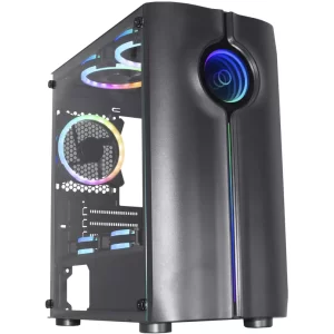 321 - GABINETE GAMER REACTOR INFINITE II PRETO LED RGB CG-01ME K-MEX