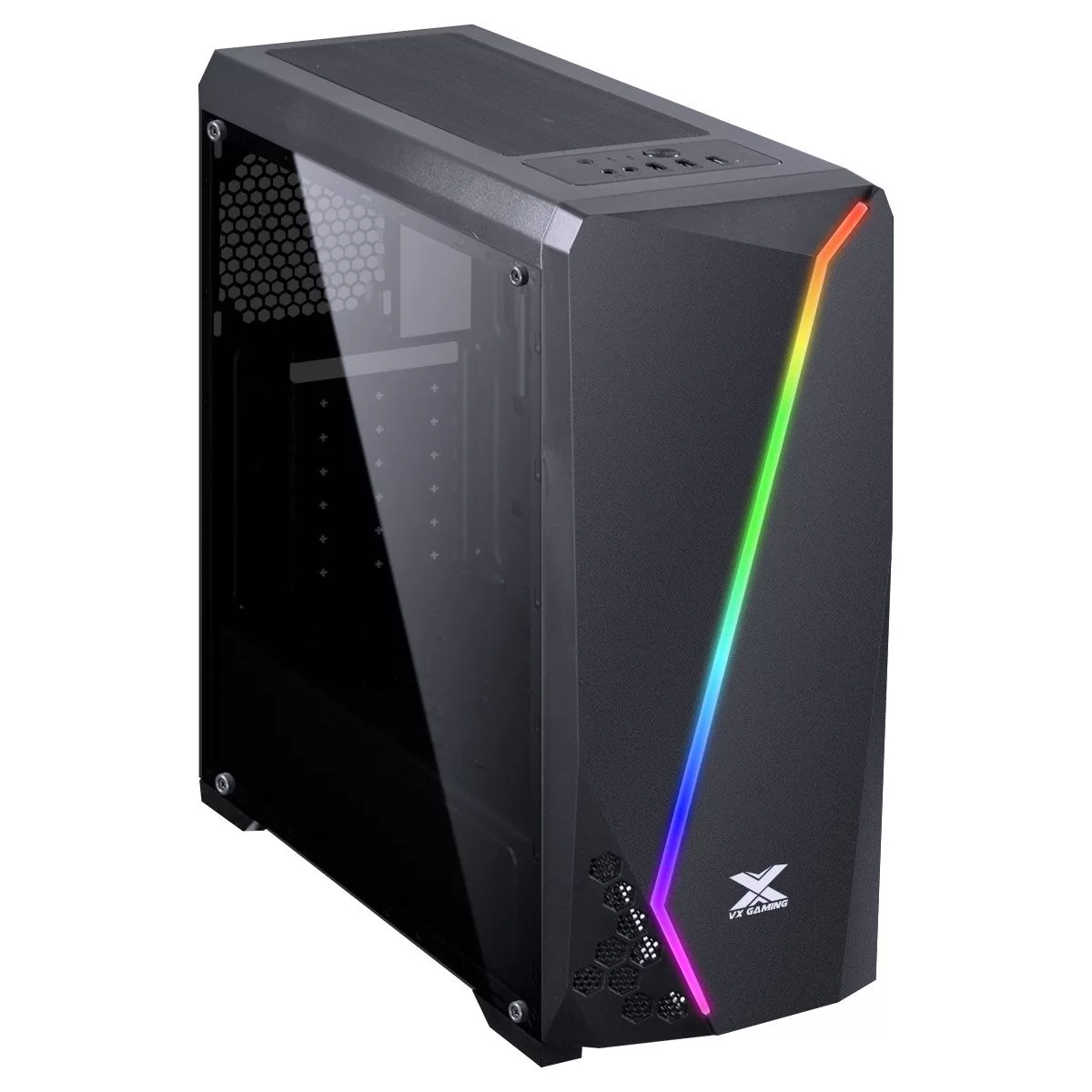 325 - GABINETE GAMER VX LYNX PRETO LED RGB 30892 VINIK - Imagem 2