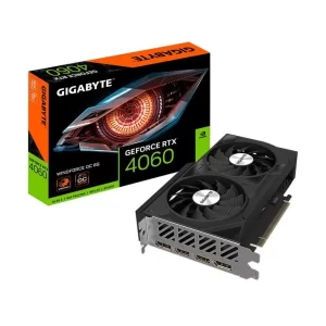 339 - PLACA DE VIDEO PCI-E NVIDIA RTX 4060 8GB GDDR6 128B GV-N4060WF2OC-8GD GIGABYTE