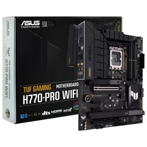 375 - Placa Mãe ASUS TUF Gaming H770-PRO Wi-Fi Socket LGA 1700 - DDR5