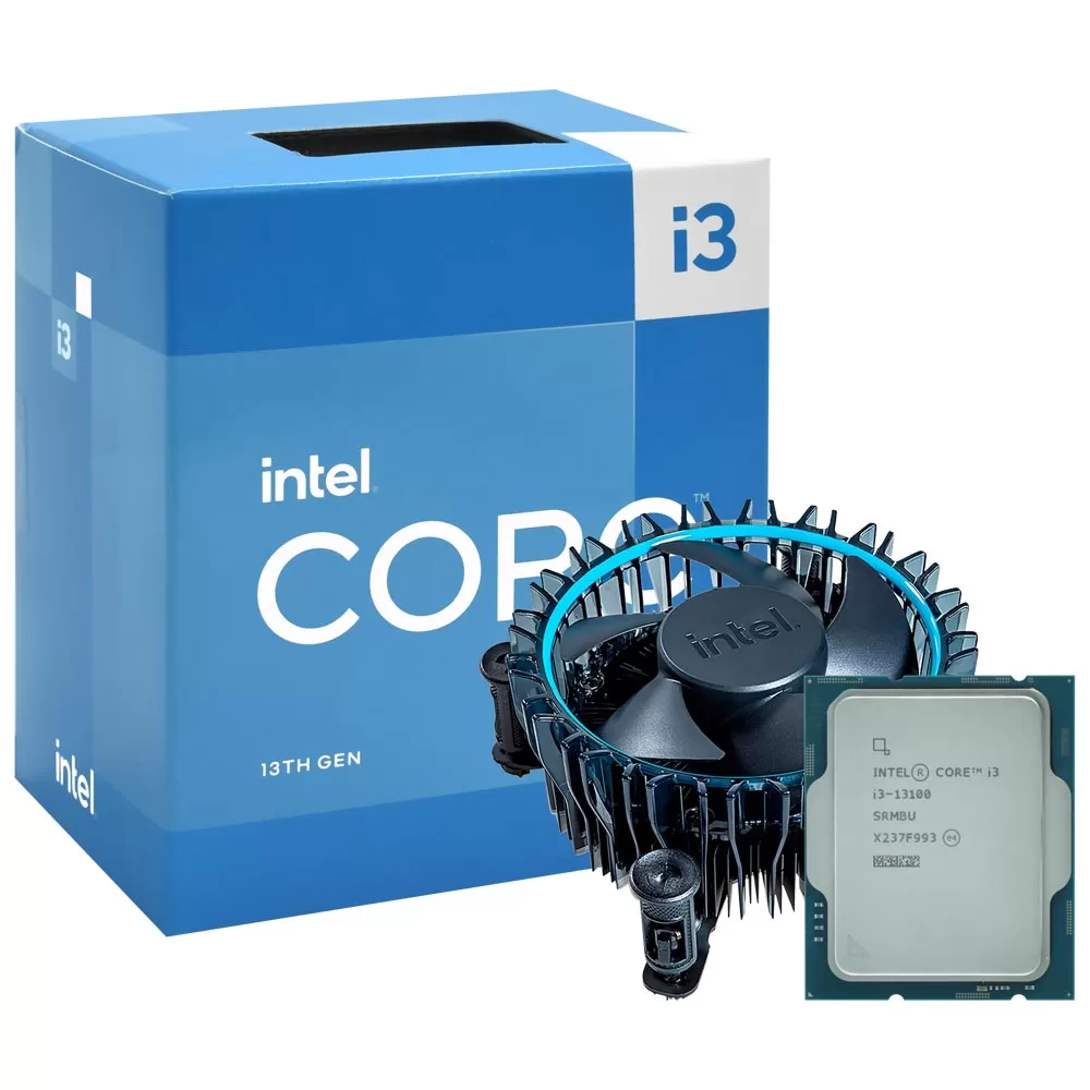 463 - PROCESSADOR INTEL CORE I3-13100, 4-CORE, 8-THREADS, 3.4GHZ (4.5GHZ TURBO), CACHE 12MB, LGA1700, BX8071513100