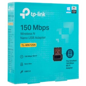 499 - Adaptador Wifi Tp-Link TL-WN725N USB - 2.4GHz - 150Mps