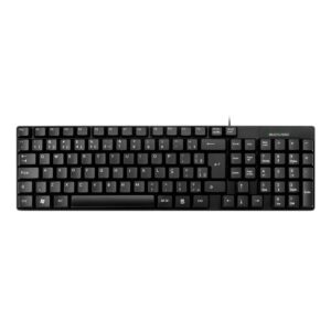 503-Teclado padrao USB  ABNT2, Preto