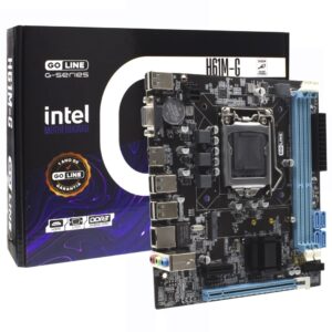 534 - Placa Mãe GoLine GL-H61M-G Socket LGA 1155 - VGA - DDR3