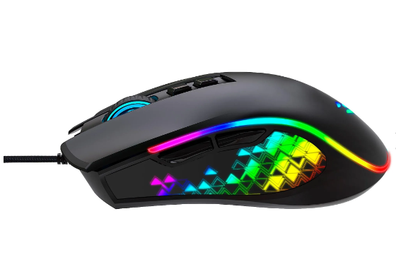554 - MOUSE GAMER USB VICKERS 8000DPI PRETO RGB - FORTREK - Imagem 3